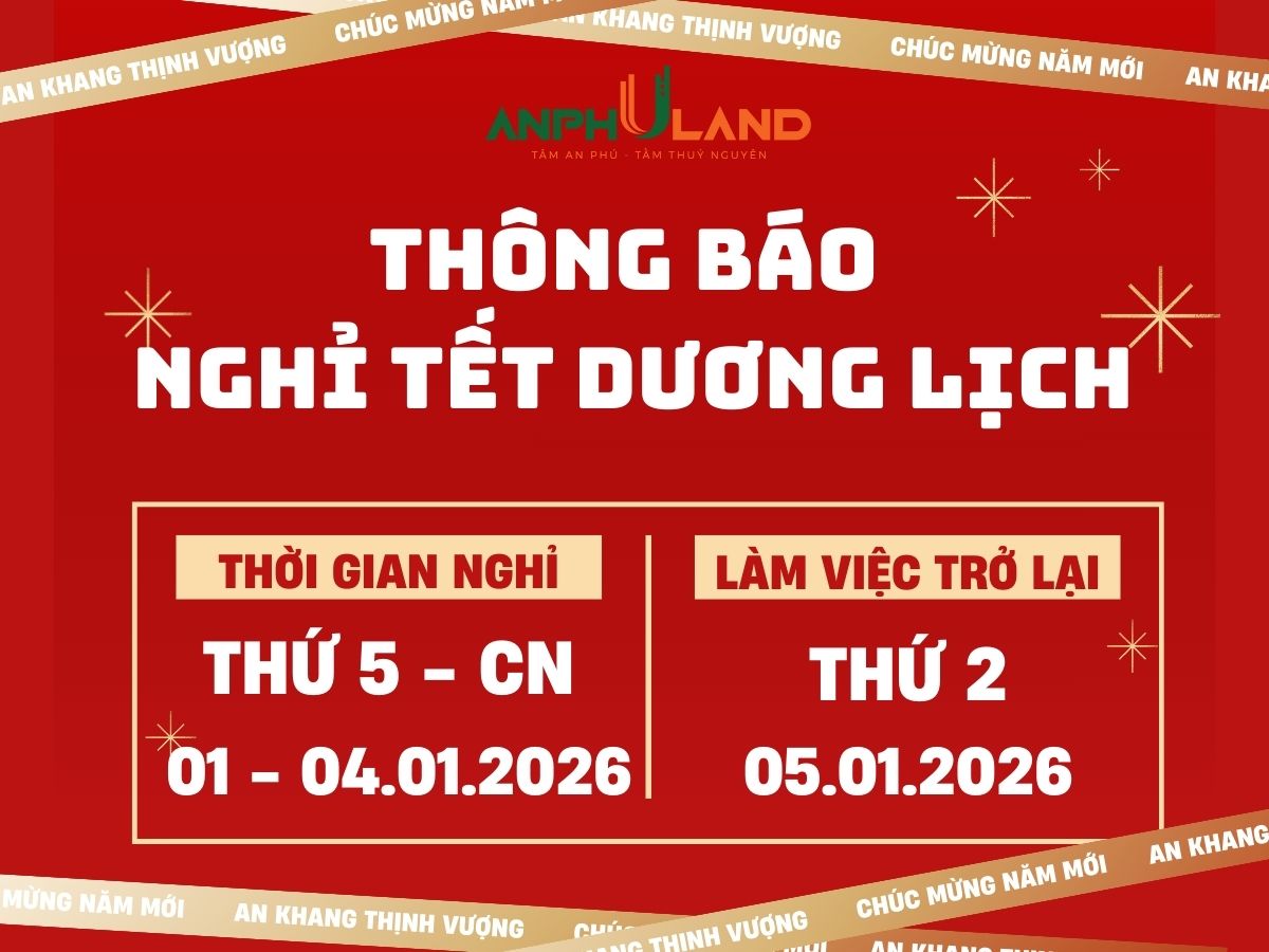 Thông báo lịch nghỉ Tết dương lịch năm 2026